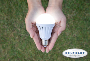 LED Bulb with lighting - saving technology in our hand